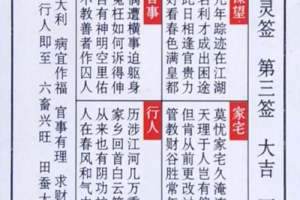 城隍灵签