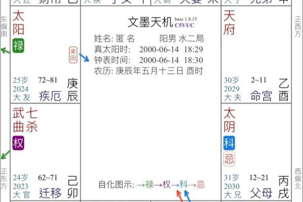紫薇斗数四帝星