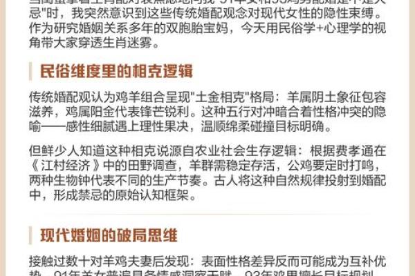 婚姻大忌的生肖配对