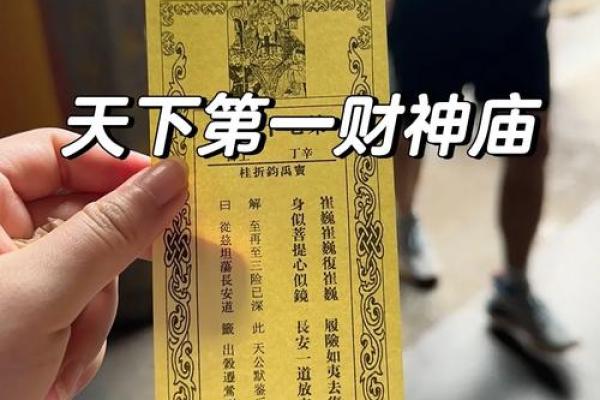 财神殿灵签第二十四签