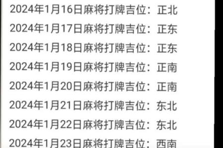 今天打麻将赢钱方位 2024年2月25日最佳方位