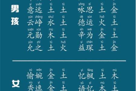 男孩五行八字属水的名字