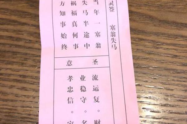 安济圣王灵签第十三签