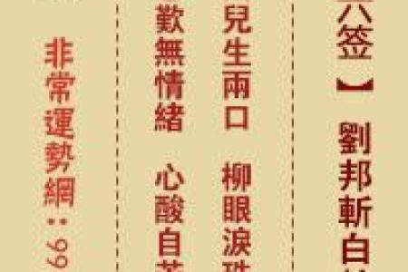 吕祖灵签60签解签