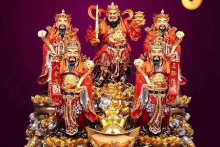 家中文财神摆放位置图片，家中文财神爷的摆放位置？