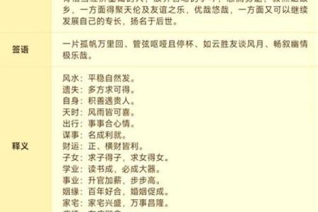 黄大仙灵签查询