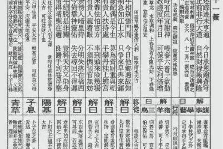 衢州东岳灵签11签