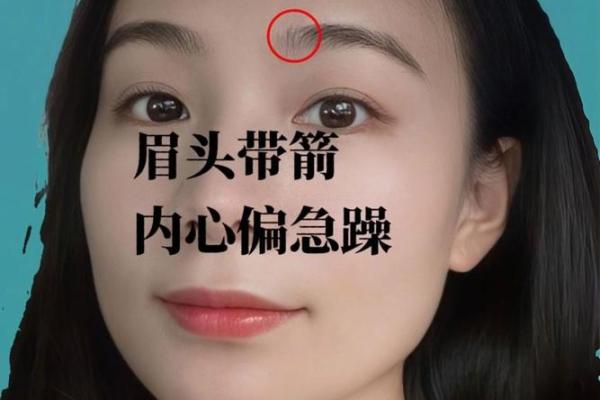 面相图解-弓丧眉算命及性格特征