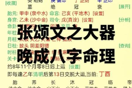 八字喜用神为水