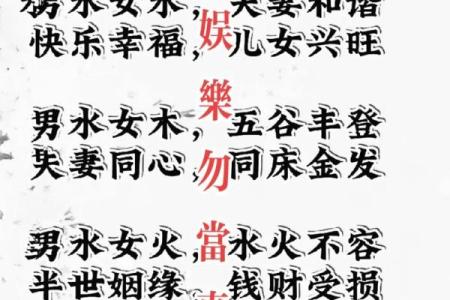 八字算命免费测姻缘表