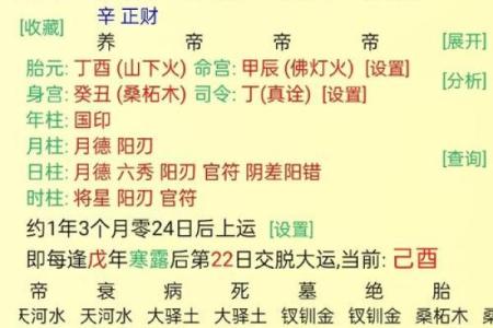 八字当令
