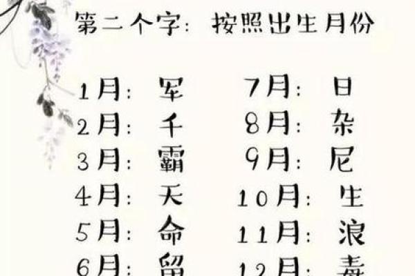 生辰八字其名