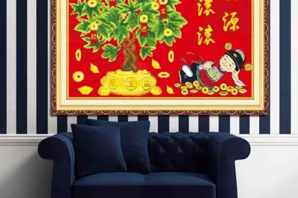 十字绣财神挂哪个位置合适，十字绣财神摆放位置？