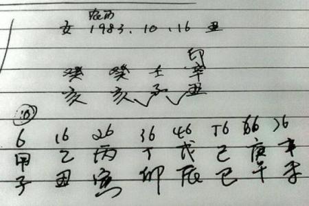 写生辰八字