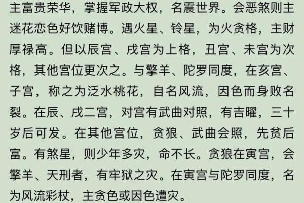 紫微斗数诸星落诸宫之：贪狼星官禄宫详解