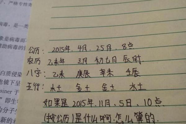 生辰八字如何算
