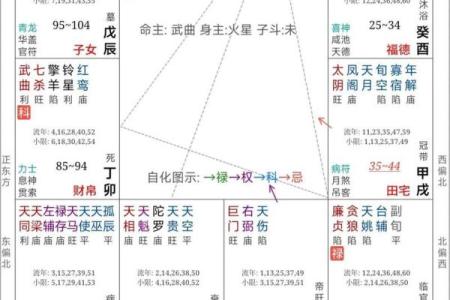 紫微斗数诸星落诸宫之：迁移宫