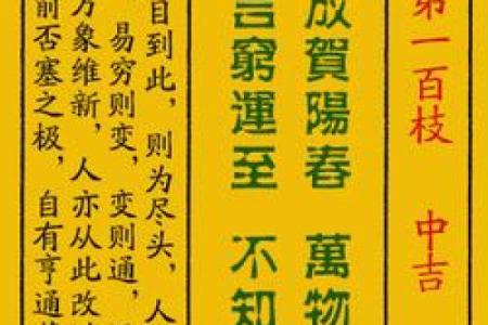 黄大仙签灵签96签