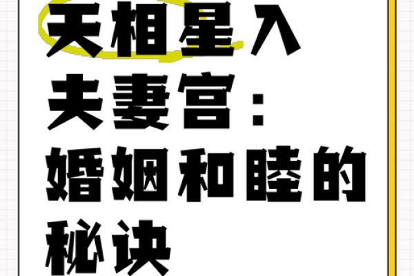 紫薇星天相星入田宅宫