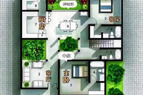 自建房风水更好的房子图不要柱子