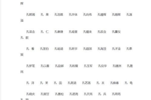 孔姓男孩名字大全-孔姓男孩起名字大全-孔姓名字大全姓名