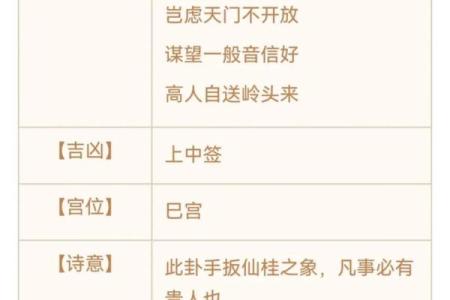 观音灵签的下签