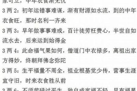 仙师称骨法 古法称骨算命