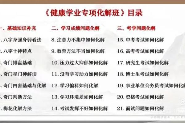 八字看学业