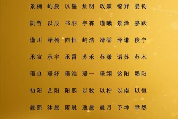 八字周易起名
