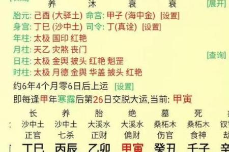 大运流年排盘解析 大运流年如何解盘
