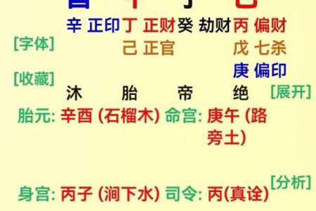 八字图解