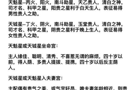 紫薇斗数天月星