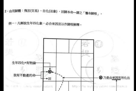 紫微斗数之四化论断法详释：　宫位太极变换