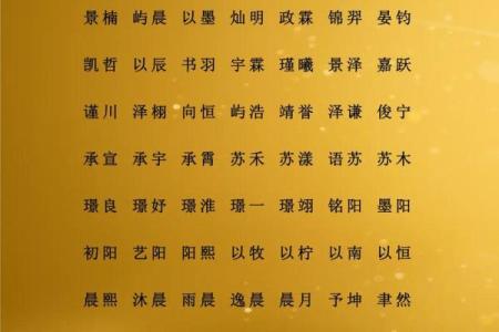 八字周易起名