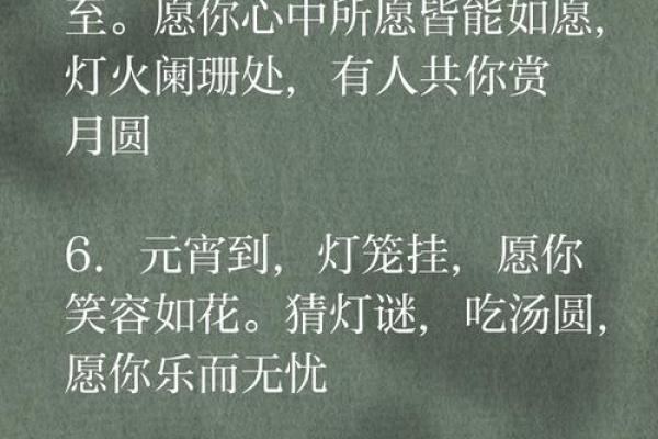 【精选八字元宵节祝福语】