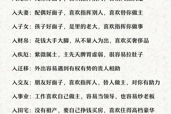 紫微斗数诸星落诸宫之:父母宫 紫微斗数诸星落诸宫之:父母宫