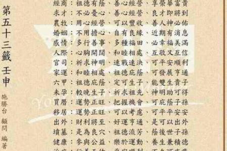 妈祖灵签抽33