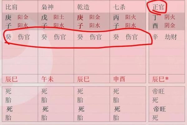 当官的八字