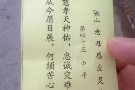 观世音菩萨灵签第三签