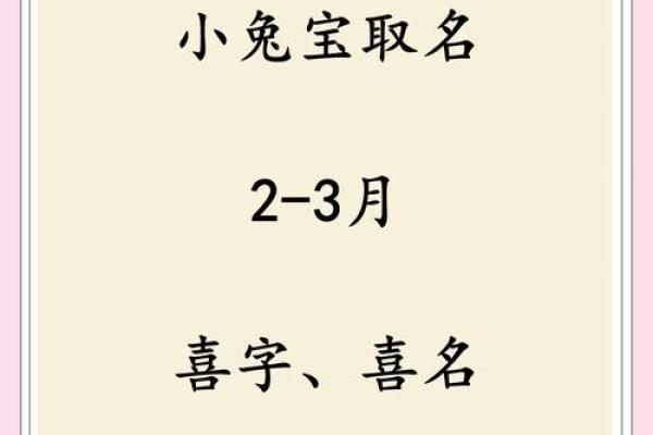 1月份出生的属兔男孩该怎样取名字姓名