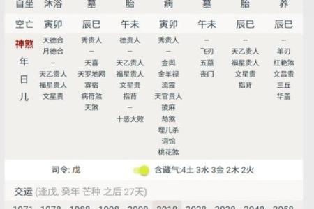 八字在时柱