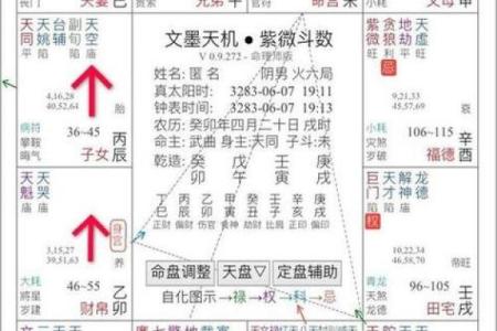 紫薇斗数身宫财帛