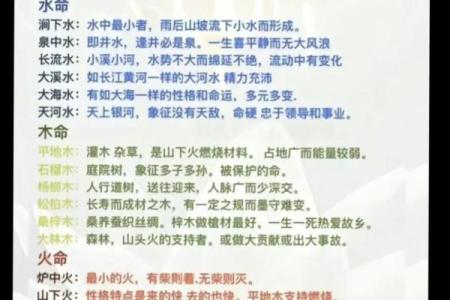 五行和八字