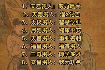 八字里的贵人
