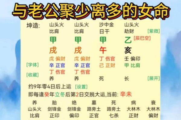 八字疼老公
