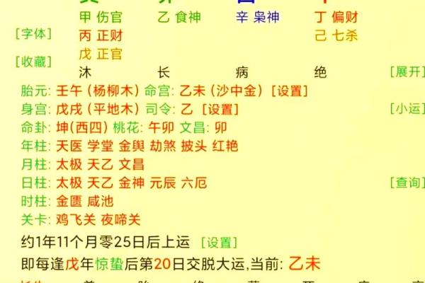 八字人生运势曲线图