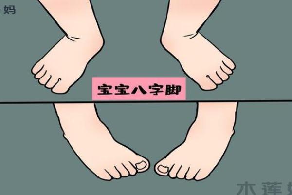 外八字图片