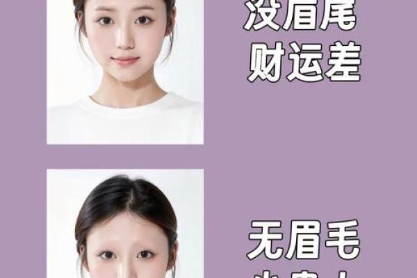 八字眉毛修饰图解女人命运