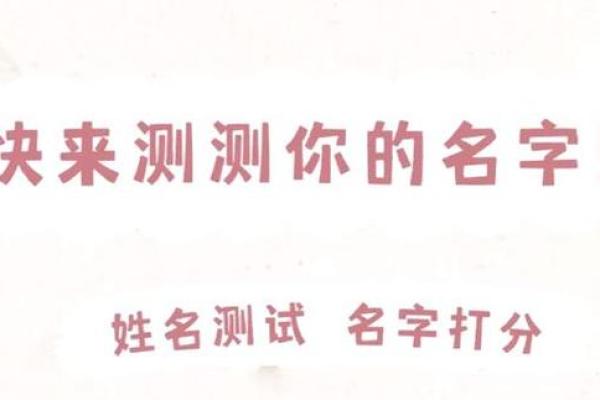 姓名取名字测试打分