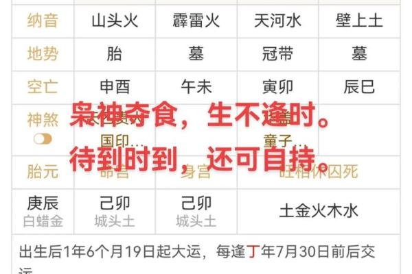 八字终身算命